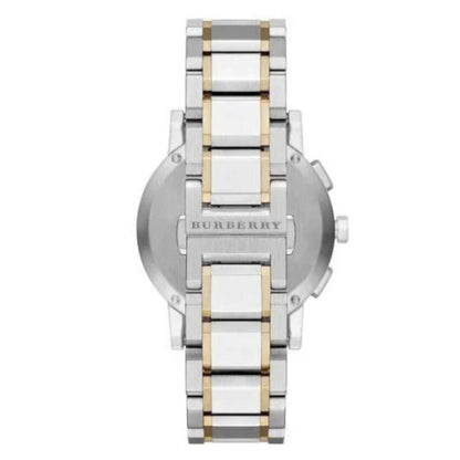 Montre chronographe bicolore unisexe Burberry BU9751 The City