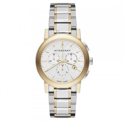 Montre chronographe bicolore unisexe Burberry BU9751 The City