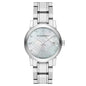 Burberry Ladies Watch 34mm Check Stamped Silver BU9125