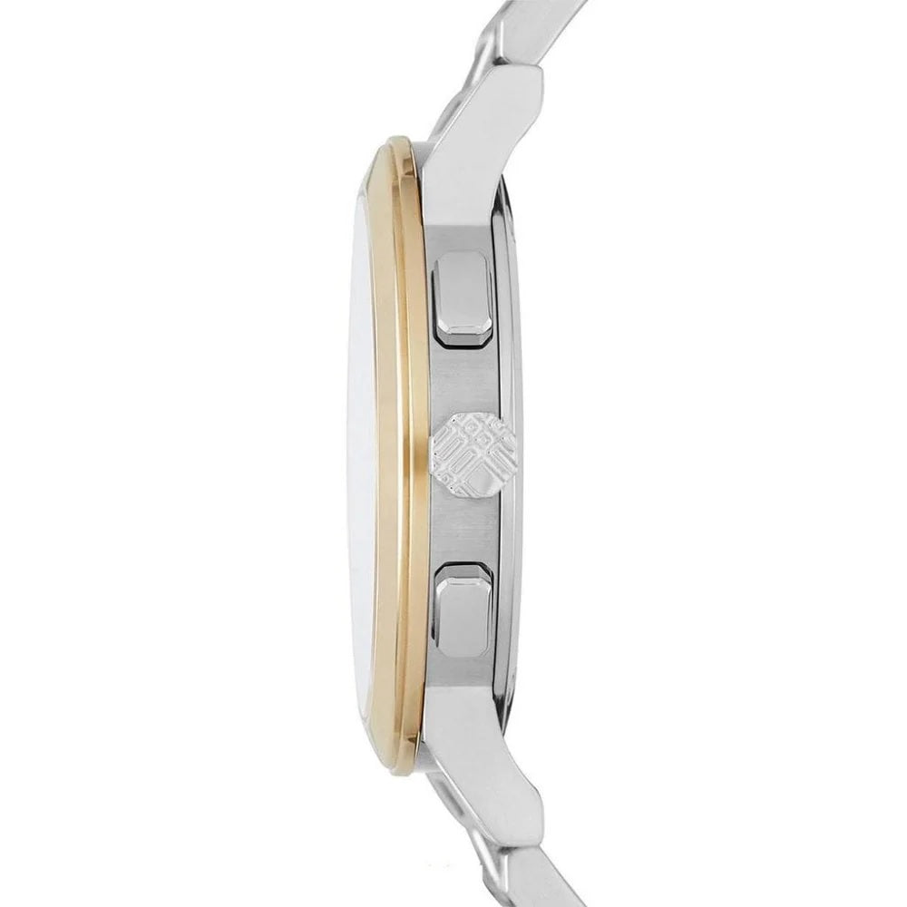 Montre chronographe bicolore unisexe Burberry BU9751 The City