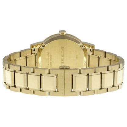 Montre Burberry BU9033 The City unisexe en or