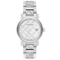 Burberry BU9037 The City Unisex Silver Watch