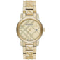 Burberry BU9038 The City Unisex Gold & Champagne Watch