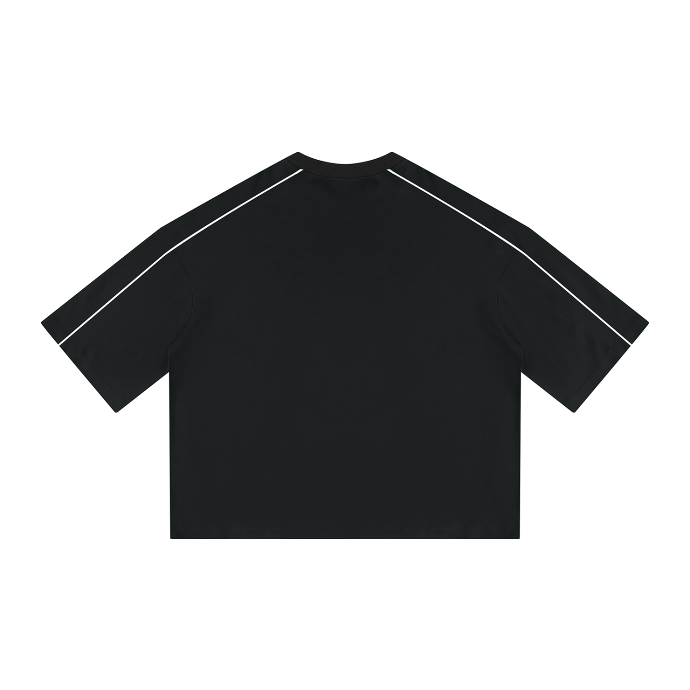 Unisex Heavyweight Boxy Piping T-Shirt