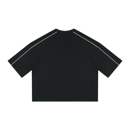 Unisex Heavyweight Boxy Piping T-Shirt
