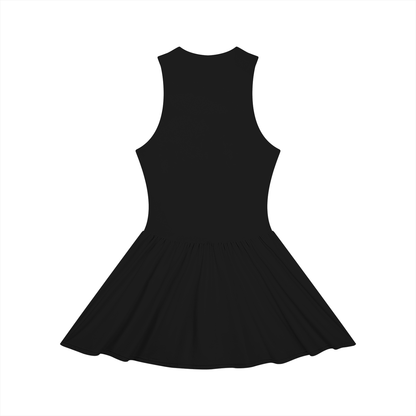 Women's Ruched Sleeveless Full-Zip Dress 220GSM
