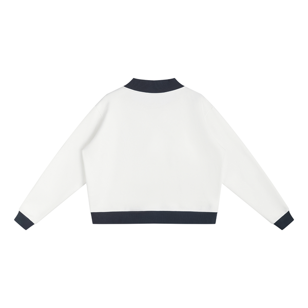 Women’s Mock Neck Crewneck Sweatshirt