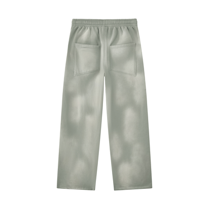 Unisex Sunfade Wide Leg Fleece Sweatpants 350GSM