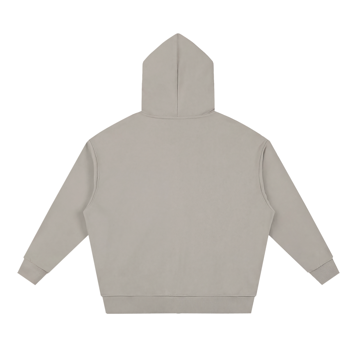Waran Unisex Loose Solid Full Zip Hoodie