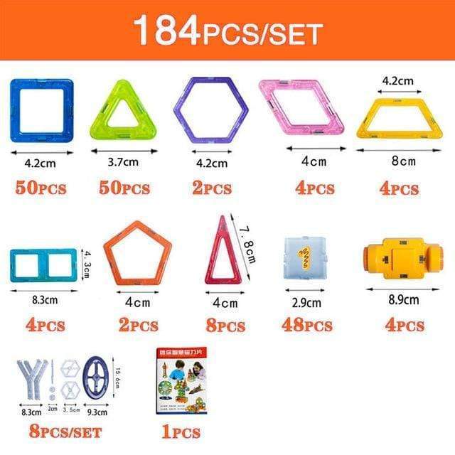 Kids Magnetic Building Blocks DIY Magnets Toys