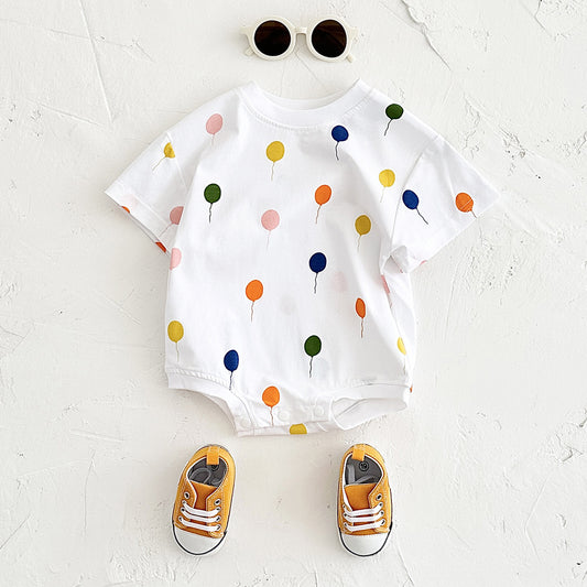 Baby Dot Balloon Printed Jumpsuit