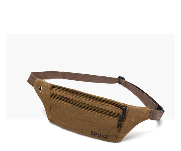 Men's Thick Canvas Messenger Bag - Stuffs & Savers