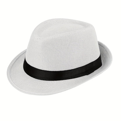 Vintage Trilby Gangster Straw Hats