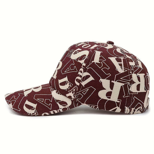 Nouvelle Casquette de Baseball Tendance Unisexe à Grandes Lettres