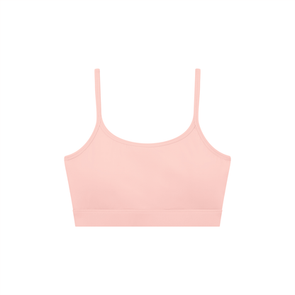 Women's Solid U-Neck Sports Bra