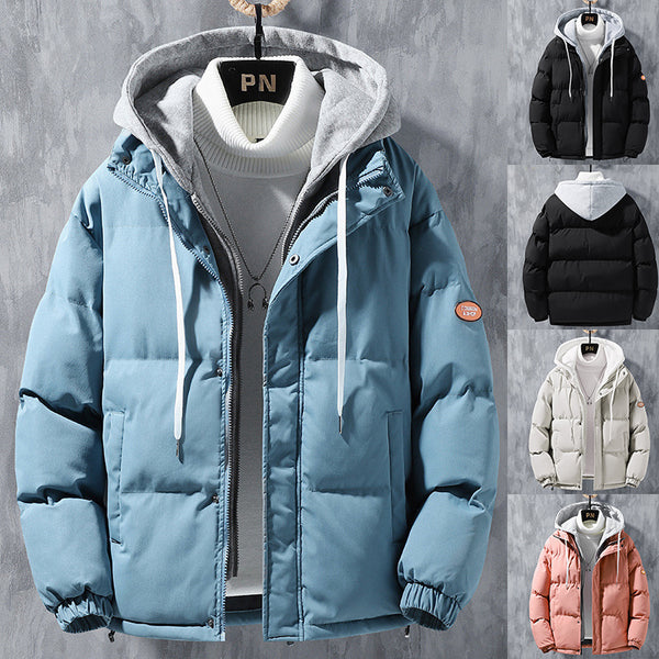 Veste à Capuche Homme Coupe-Vent Épaisse