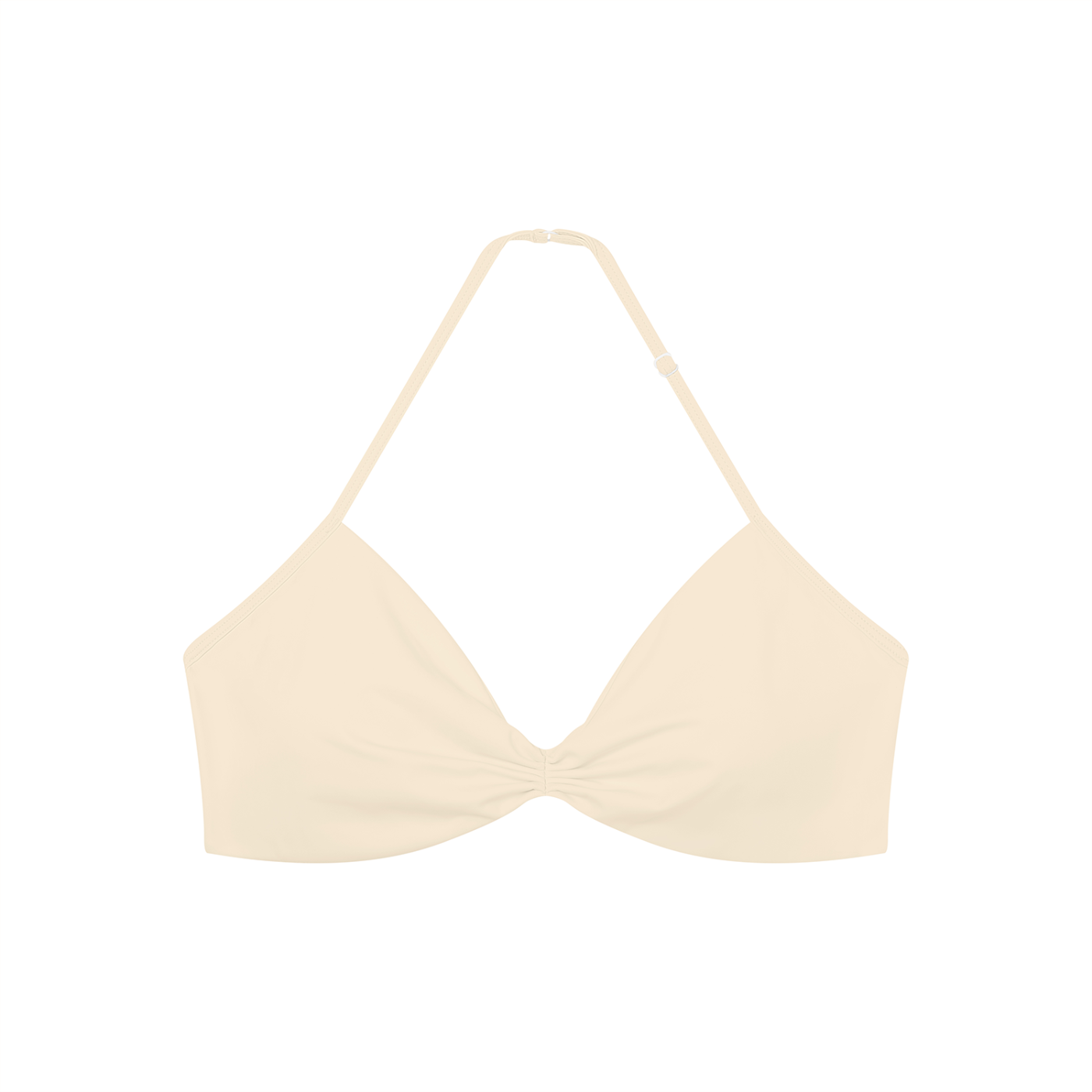 Women’s Ruched Halter-Neck Sports Bra