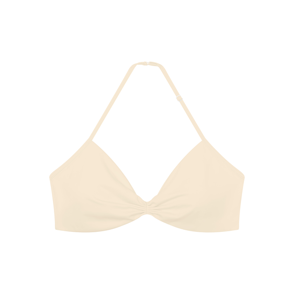 Women’s Ruched Halter-Neck Sports Bra