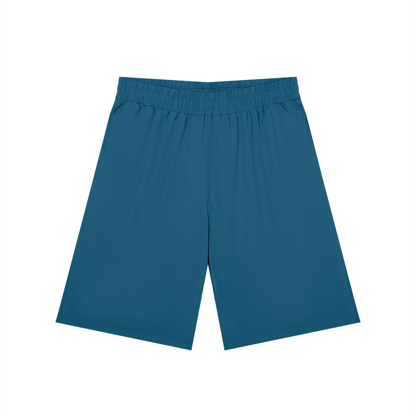 Men’s Solid Elastic Waist Shorts