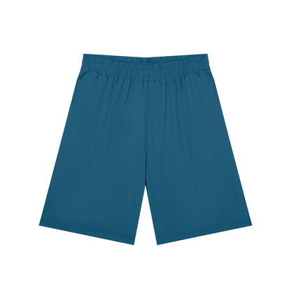 Men’s Solid Elastic Waist Shorts