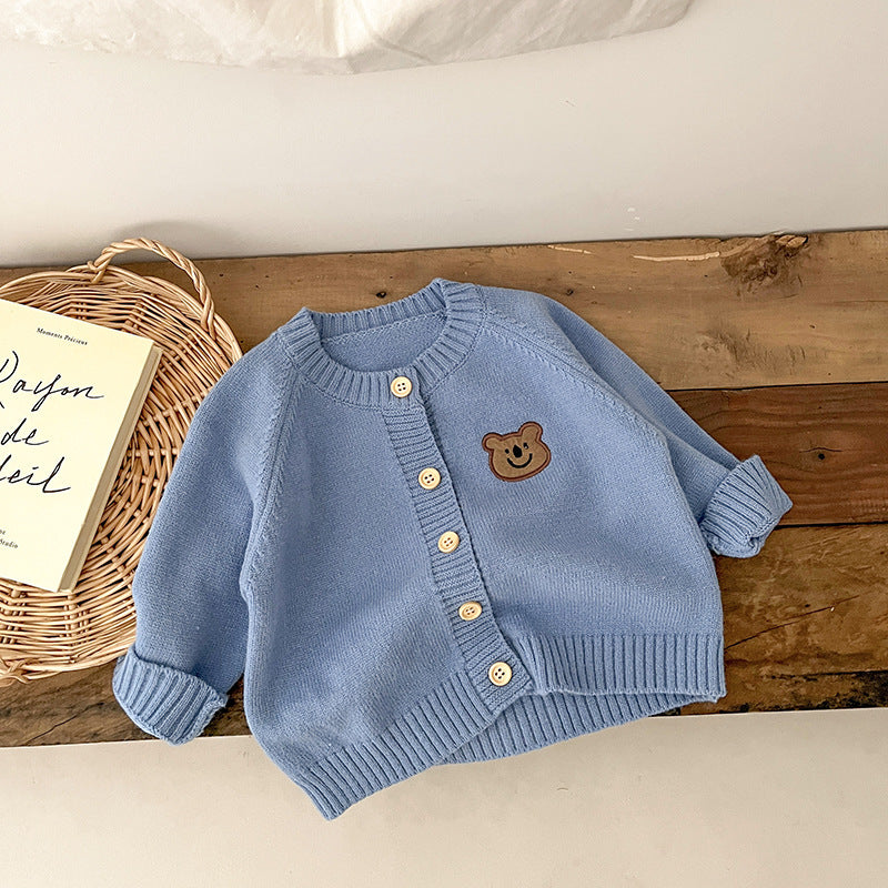 Babies Long Sleeve Knitted Cardigan