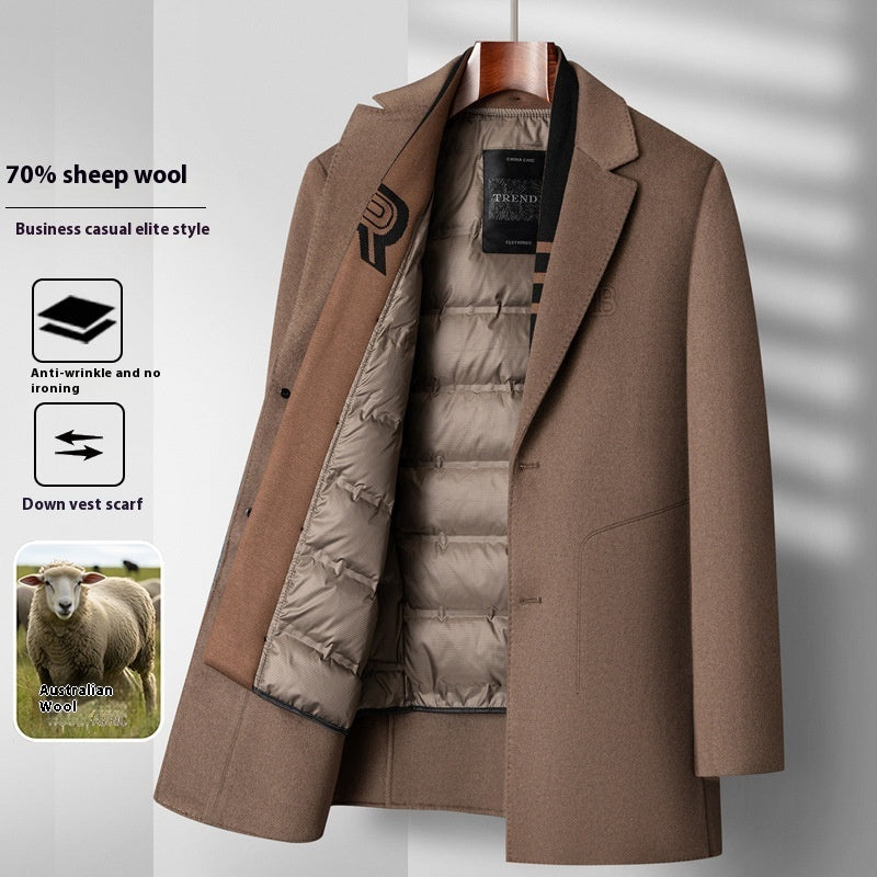 Mens Woollen long Coat