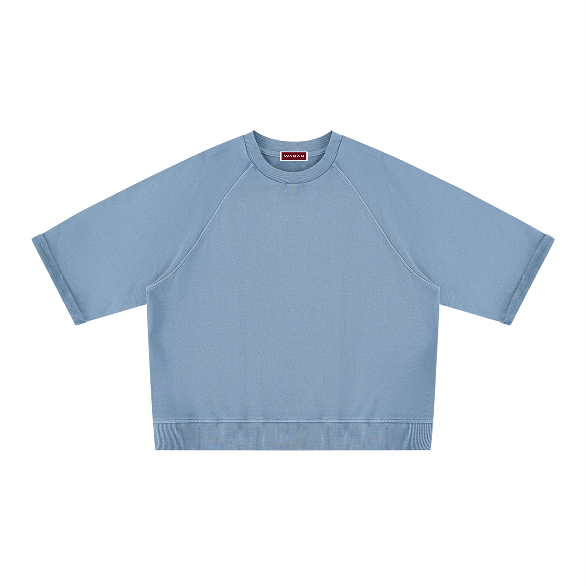 Unisex Vintage Wash Boxy Short Sleeve Sweatshirt