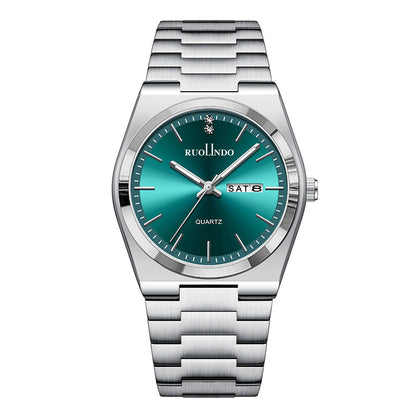 RUOLINDO Stainless Steel Luminous Men's Watch