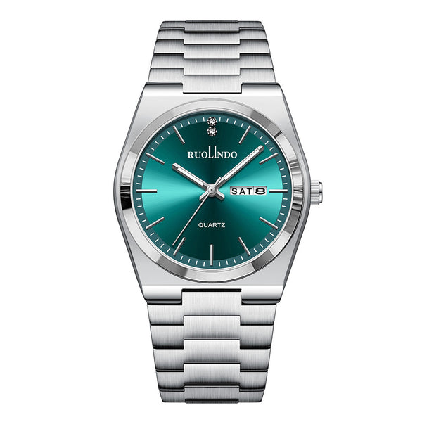 RUOLINDO Stainless Steel Luminous Men's Watch