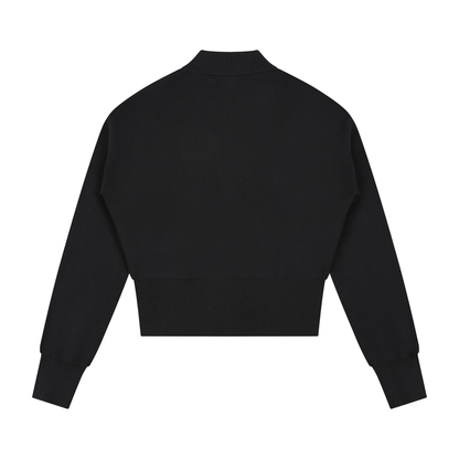 Women’s Mock Neck Zip Up Cardigan
