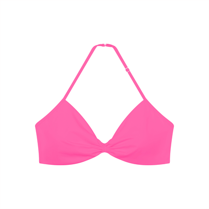 Women’s Ruched Halter-Neck Sports Bra