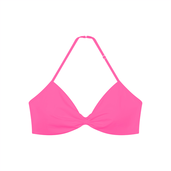 Women’s Ruched Halter-Neck Sports Bra