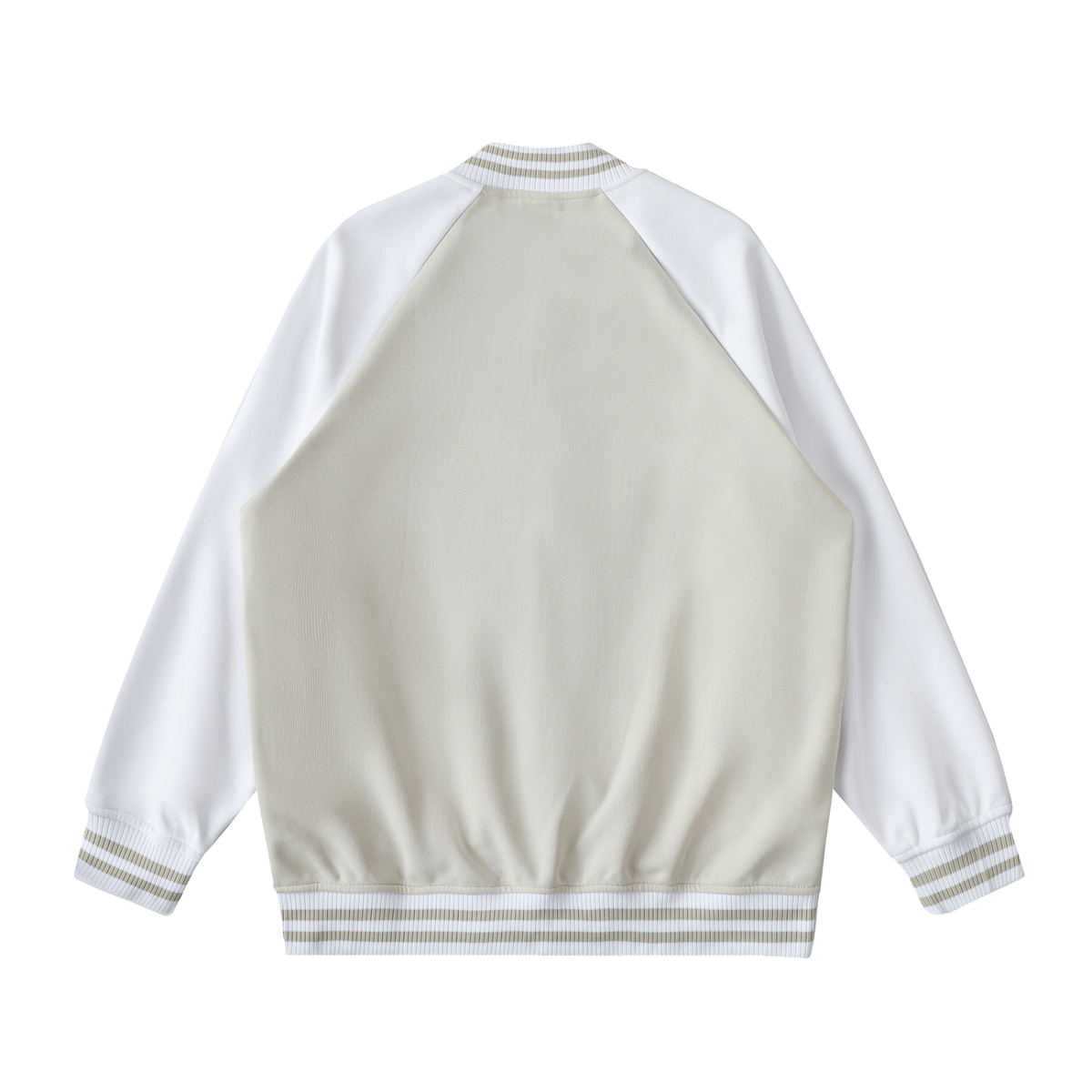 Waran Two Tone Raglan Sleeve Varsity Jacket