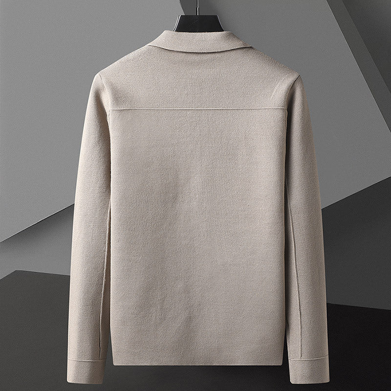 Slim Casual polo coat