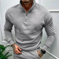 Men's Fleece-lined Long Sleeve sweatshirt