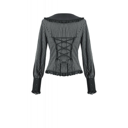 Chemise Gothique Col Peter Pan Dentelle Dark in Love