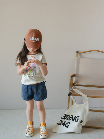 Girls Denim Shorts