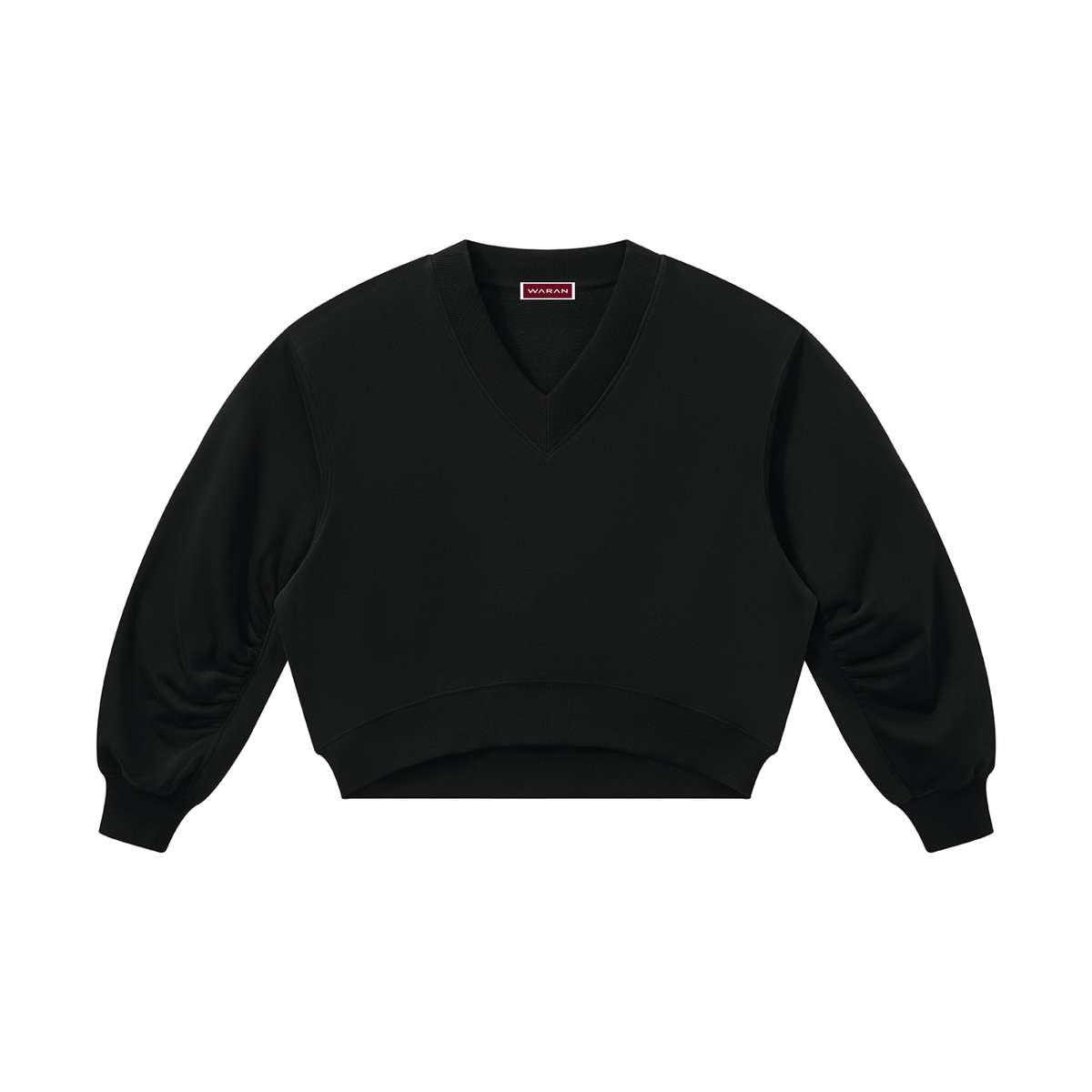 Women's Crop V-Neck Sweatshirt 280GSM