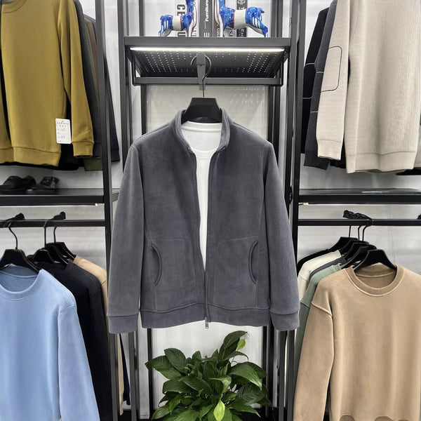 Men's Thermal Fleece Stand-Collar Coat