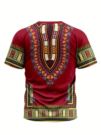 Lightweight Polyester Printed Tee – Casual Wear