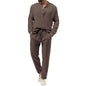 Casual T-shirt Long Sleeve Shirt Trousers Suit