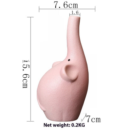 Cartoon Ceramic Vase For Dried Flowers Creative Holder