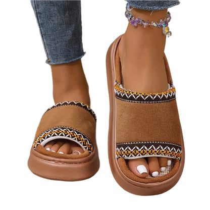 Cozy Plush-Lined Warm Indoor Home Footwear