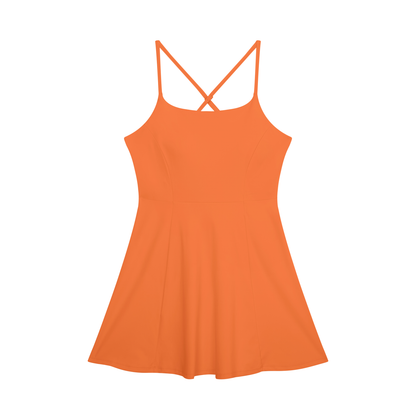 Women's Paneled A-Line Dress 210GSM