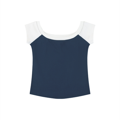 Women's Color Block Raglan Baby T-Shirt