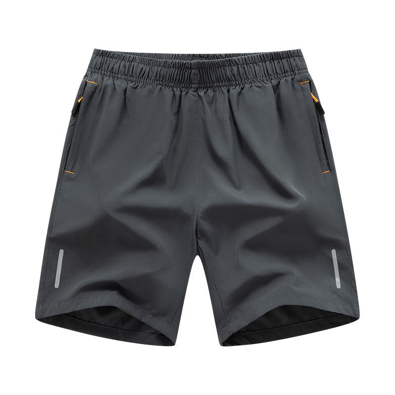 Shorts de sport et de loisirs amples pour hommes grandes tailles, en soie glacée