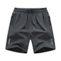 Shorts de sport et de loisirs amples pour hommes grandes tailles, en soie glacée