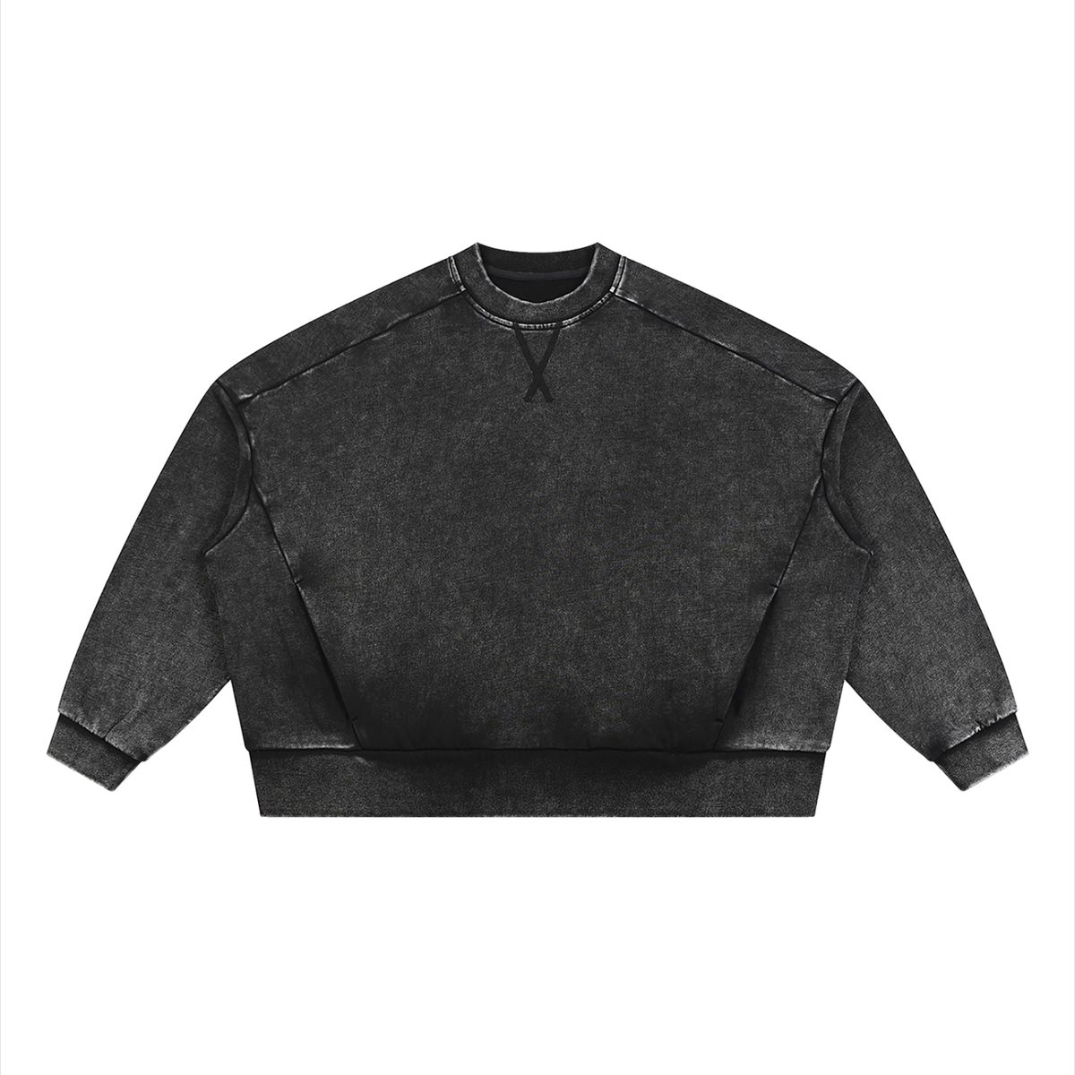 Waran Unisex Mineral Wash Boxy Sweatshirt 380GSM