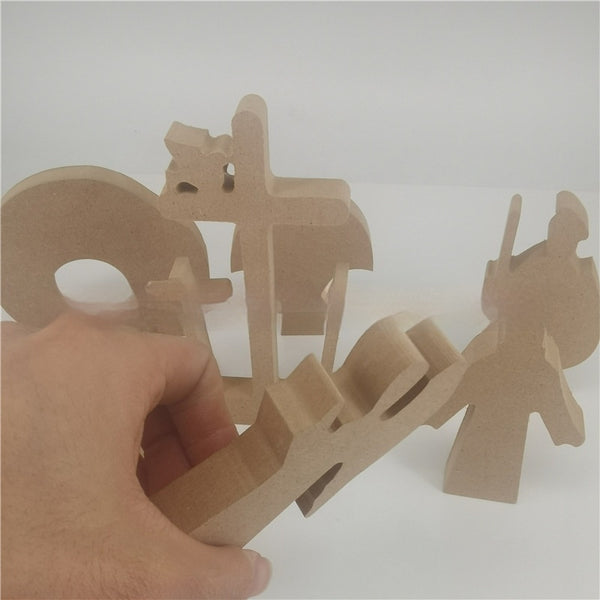 Décoration de Pâques en bois