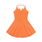 Women's Collared Halter A-Line Tennis Dress 210GSM